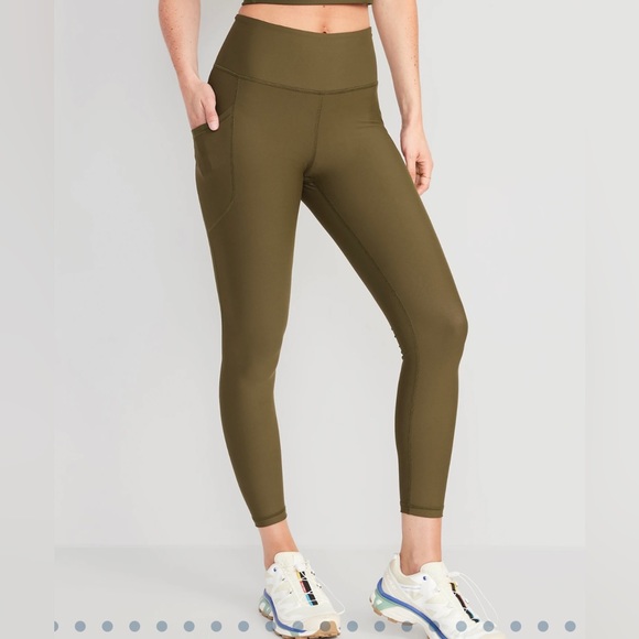 Old Navy Pants - Powersoft high waisted leggings dark gray